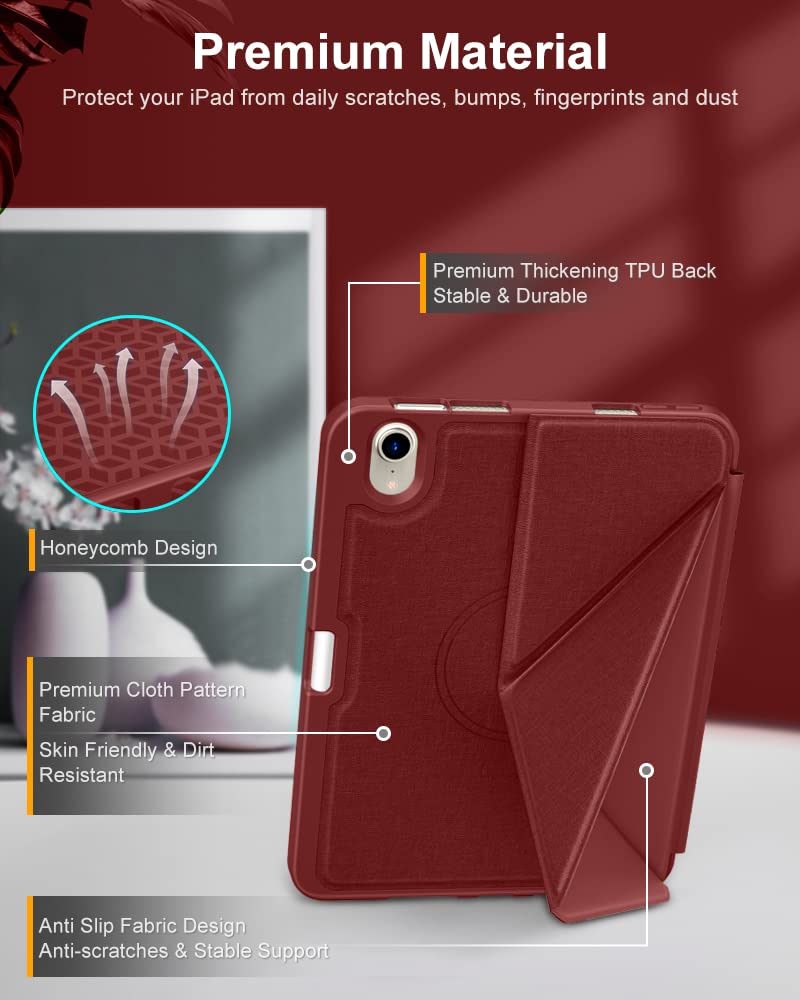 Amazon.com: DTTO Foldable Case for iPad mini 7 (A17 Pro) / iPad